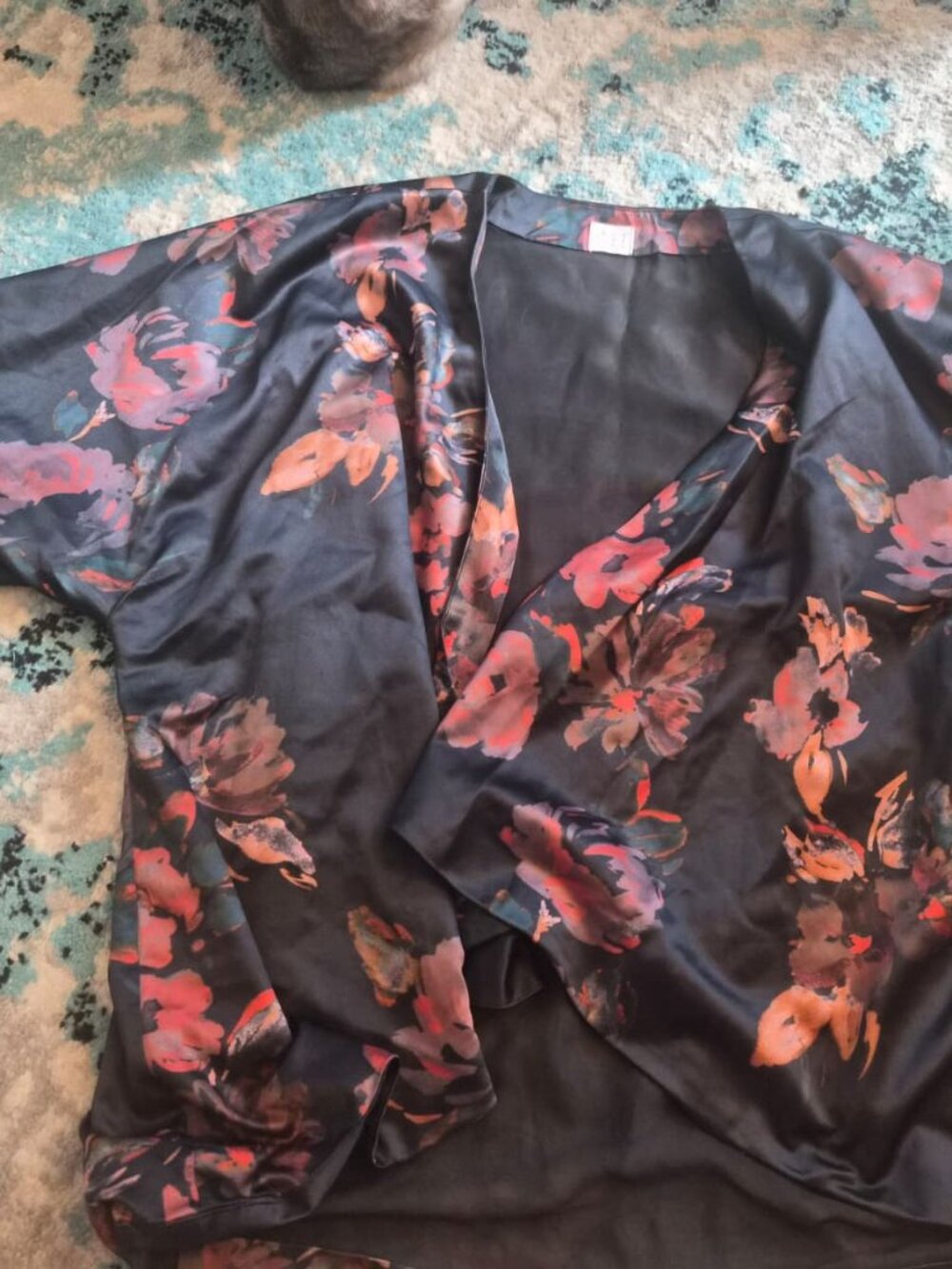 Satin shrug